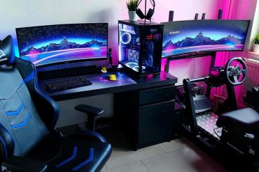 Tour PC gamer avec carte graphique haut de gamme écran 144 Hz et éclairage LED prête pour le jeu en 1440p et 4K